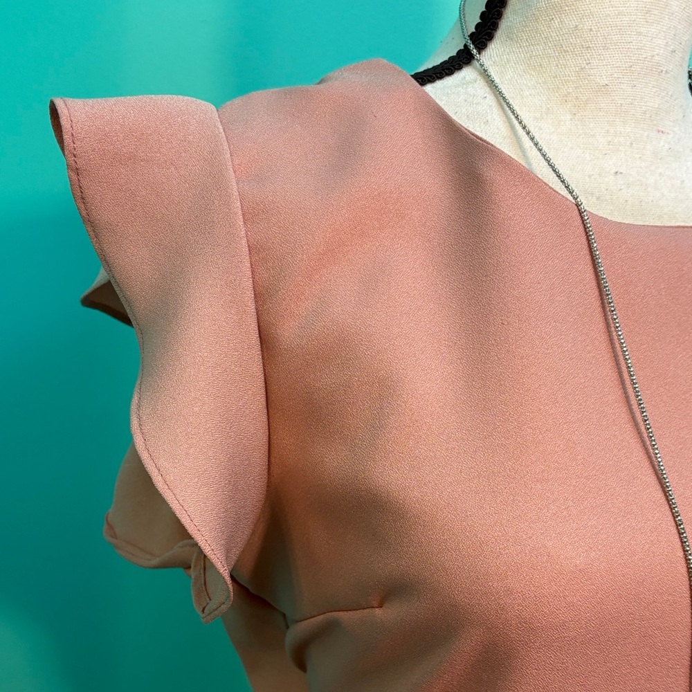 L.N.V. Chic Asymmetrical Ruffle Top - Picture 5 of 14